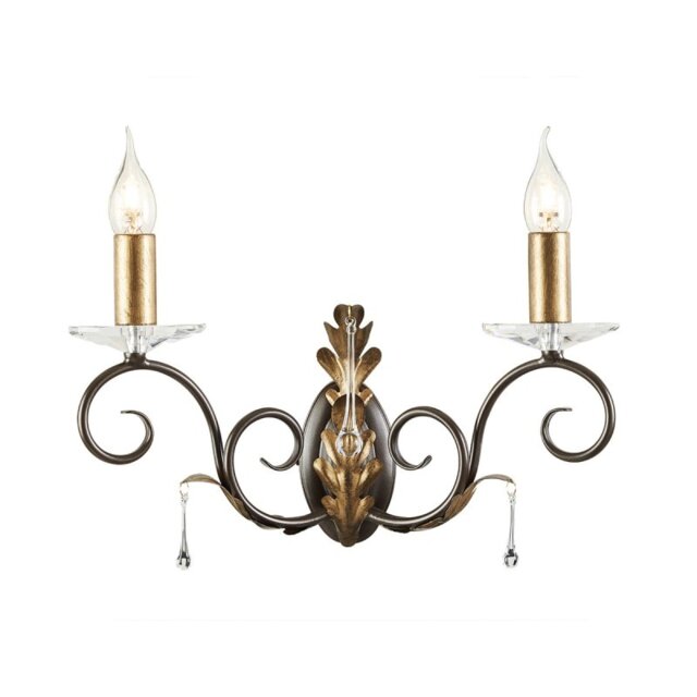 Elstead AML2 Bronze/Gold Amarilli Double Wall Light