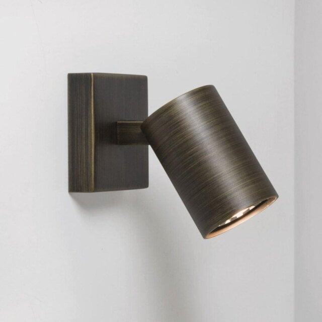 Astro Ascoli 1286004 Bronze Single 1 Way Wall Spotlight