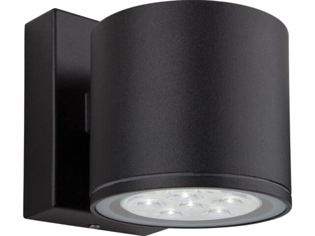 Firstlight 8084BK Vegas LED 1 Light Exterior Wall Lamp
