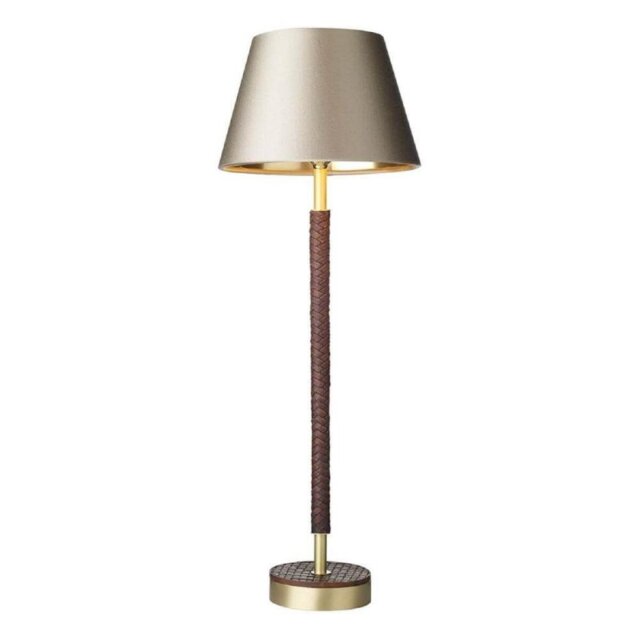 David Hunt Lighting HUN4240 Hunter 1 Light Table Lamp Base Only In Butter Brass