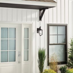 KL-ROYALMARINE2-S Royal Marine Small Outdoor Wall Lantern In Black - H: 337mm