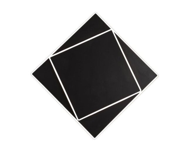Mantra M6428 Dakla 1 Light LED Wall Light In Black - Length: 280mm
