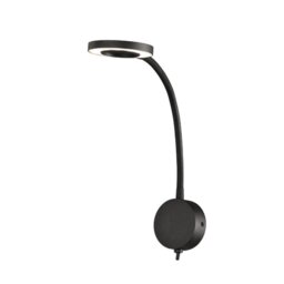 Mantra M6051 Boavista LED Ring Wall Light In Matt Black
