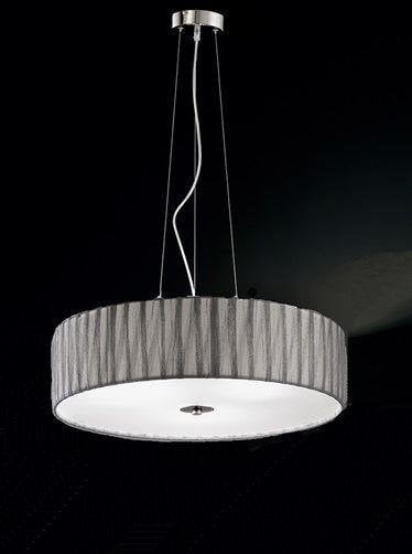 Franklite FL2284/4 Medium Satin Nickel and Silver Ceiling Pendant