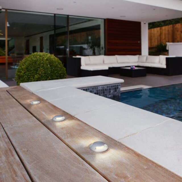 Astro 1202005 Beam Two LED Outdoor Wall Light In Matt Painted Silver Finish IP67