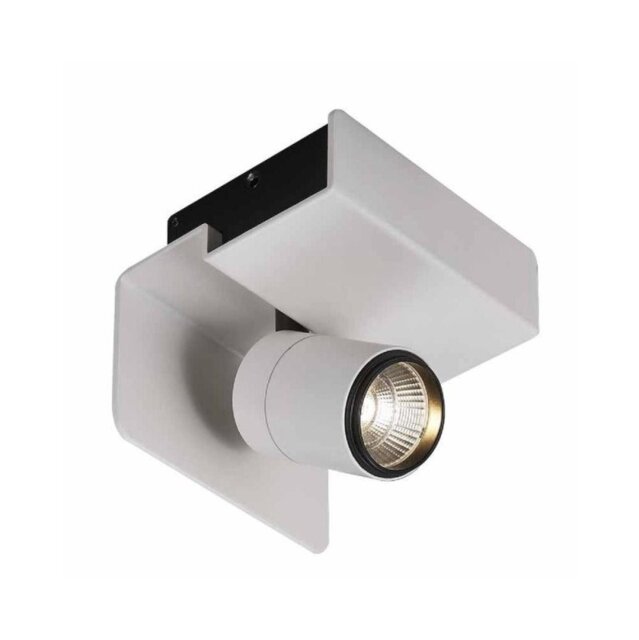 Mantra M5718 Bocarary LED 1 Light 4000K Wall Light In Matt White And Black