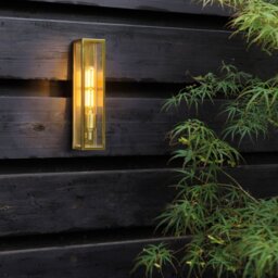 Astro 1402007 Harvard 350 Outdoor Wall Light In Natural Brass Finish IP44