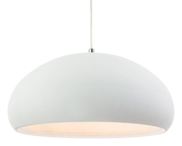 Firstlight 2308WH Costa Domed Rough Sand White Ceiling Pendant