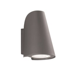 Franklite Outdoor Downward Wall Light In Dark Grey Finish IP44 EXT6618