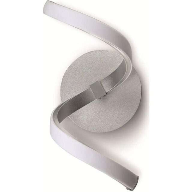 Mantra M5000 Nur LED Wall Light In Silver And Chrome