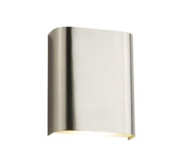 Searchlight 8582-2SS LED Rectangular Wall Light In Satin Silver