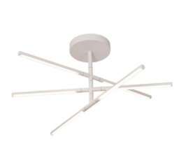 Mantra M6827 Torch 36 Watt LED Semi Flush Ceiling Light In Sand White