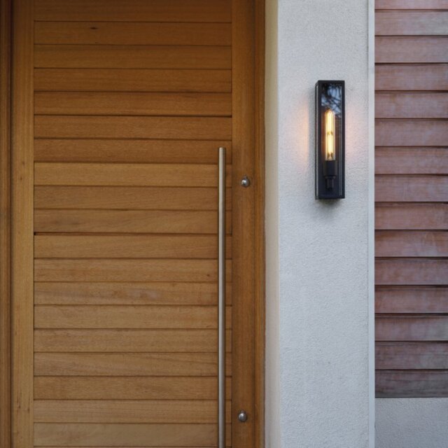 Astro 1402017 Harvard 350 Outdoor Wall Light In Textured Black Finish IP44