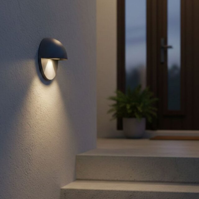 Firstlight 4143GP Perth LED Outdoor Wall Step Light IP65
