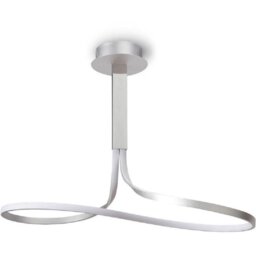Mantra M4987 Nur LED Ceiling Light In Silver And Chrome - Dia: 860mm