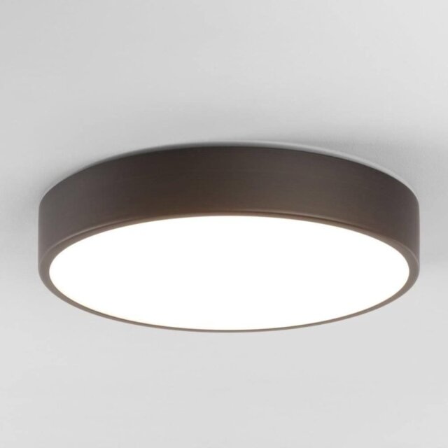 Astro 1125016 Mallon One Light Flush LED Ceiling Light In Bronze Effect