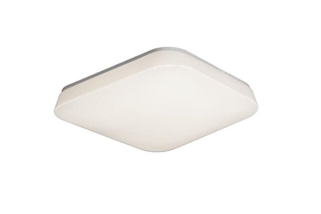 Mantra M3767 Quatro Small LED Ceiling/Wall Light In White - Length: 250mm