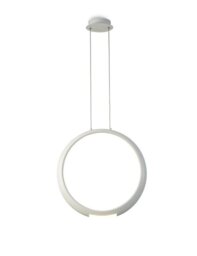 Mantra M6170 Ring LED Ceiling Pendant Light in Matt White