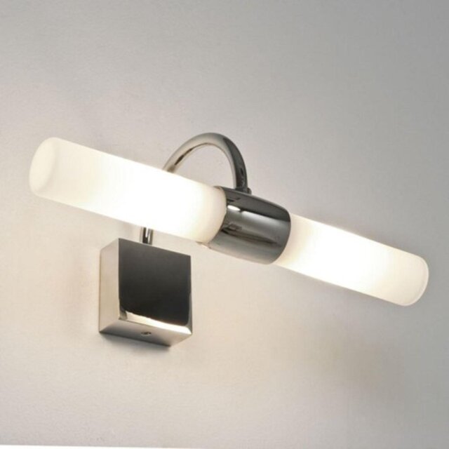 Astro 1044001 Dayton Modern Chrome Bathroom Wall Light, IP44