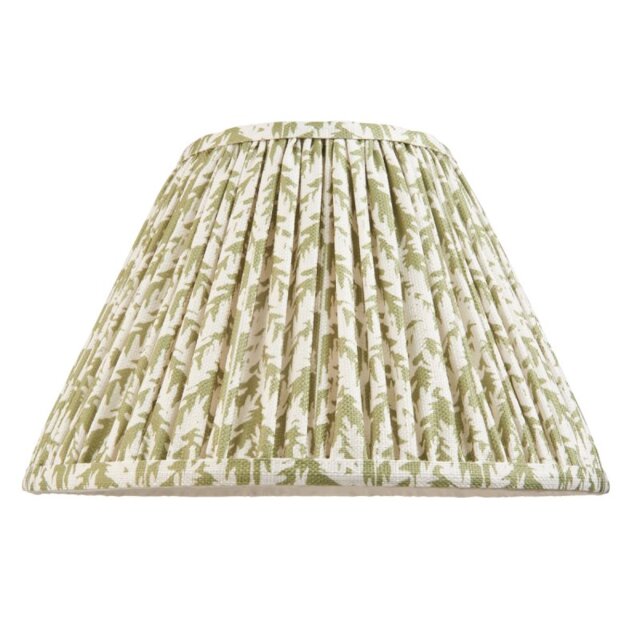Endon 112913 Leaf Tapered Lamp Shade 30 cm In Herb Garden Green