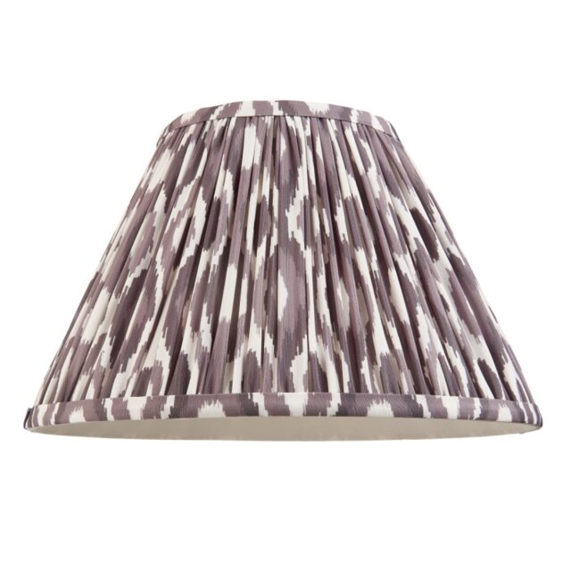 Endon 113085 Ikat Tapered Lamp Shade 30 cm In Pearl Grey