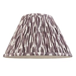 Endon 113085 Ikat Tapered Lamp Shade 30 cm In Pearl Grey