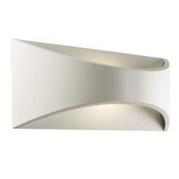 Saxby 61866 Vulcan Outdoor Large Wall Light in White Paint
