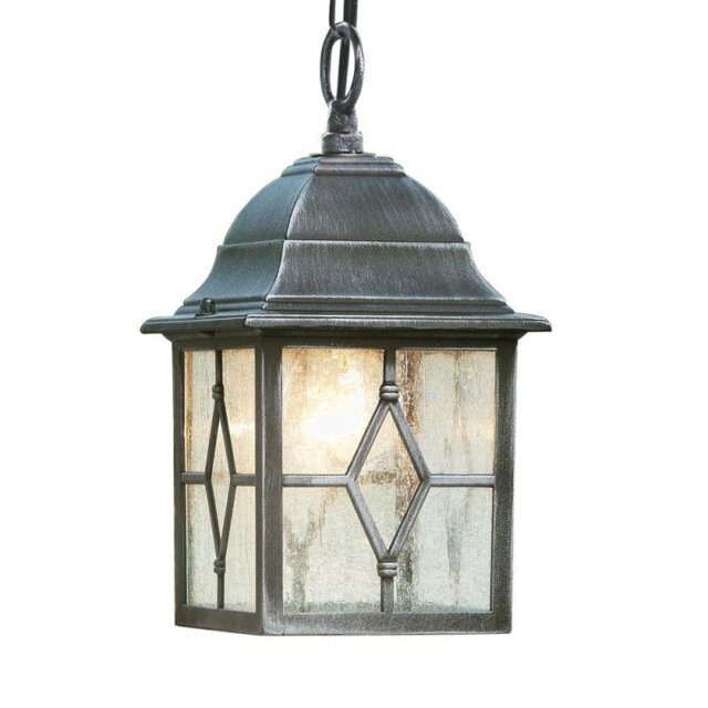 Searchlight 1641 Genoa Outdoor Hanging Porch Lantern In Aluminium