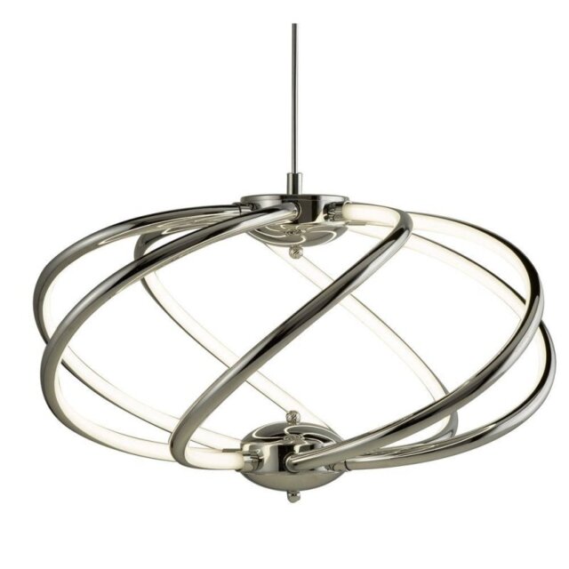 Searchlight 6500-7CC Bardot Seven Light LED Spherical Ceiling Pendant Light In Chrome