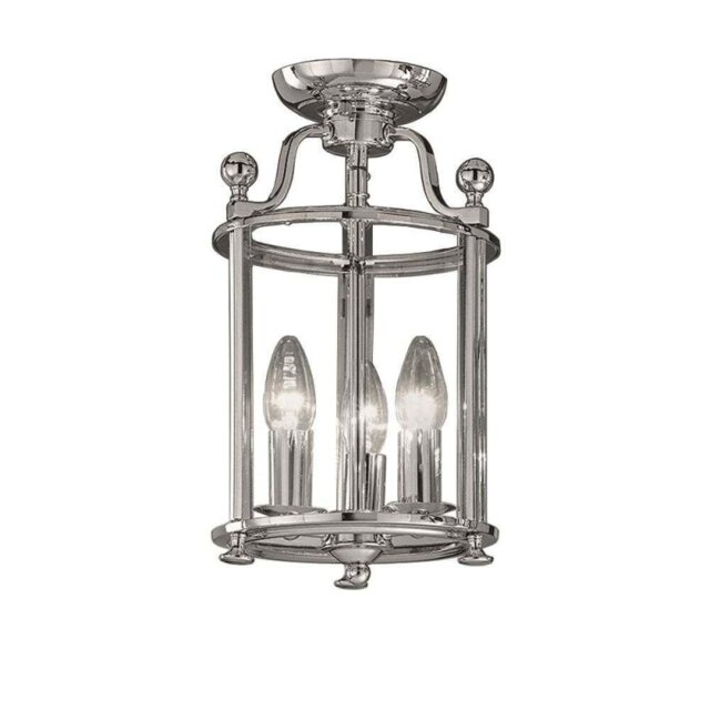 L7000/3 3 Light Chrome Flush Lantern