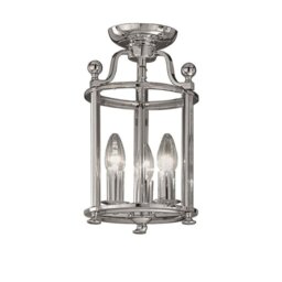L7000/3 3 Light Chrome Flush Lantern