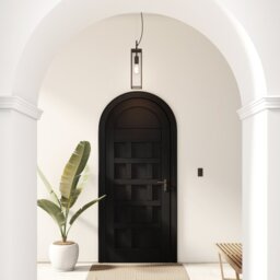 Astro 1402013 Harvard Outdoor Ceiling Pendant Light In Textured Black Finish IP44