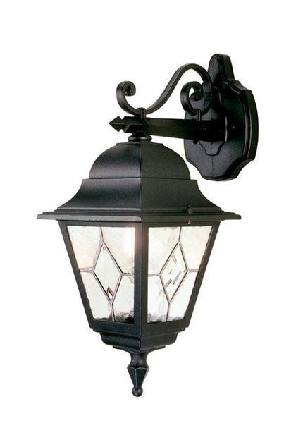 Elstead NR2-BLK Norfolk traditional, black outside wall light, IP44
