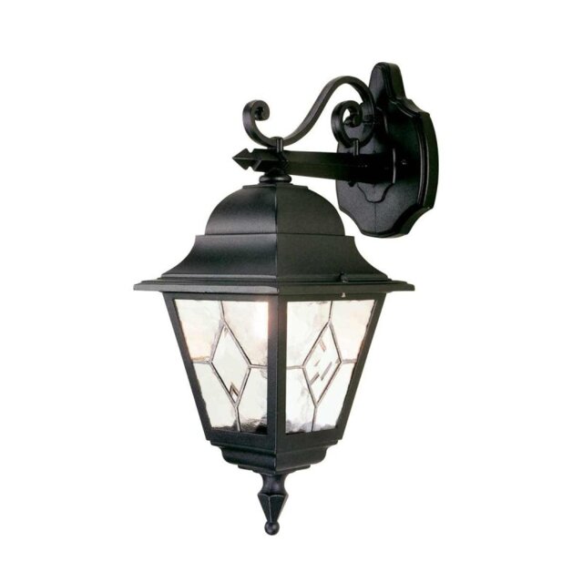 Elstead NR2-BLK Norfolk traditional, black outside wall light, IP44