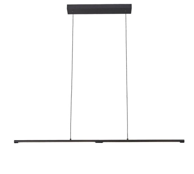 Mantra M6826 Torch 22 Watt LED Linear Ceiling Pendant In Sand Black