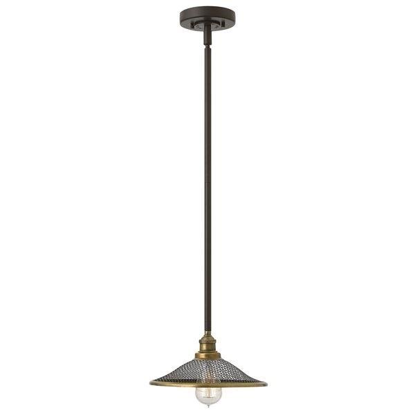 HK/RIGBY/P KZ Rigby 1 Light Buckeye Bronze Pendant Ceiling Light