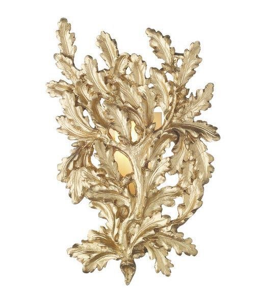 David Hunt Lighting OAK0735 Oak Gold Finish Wall Light