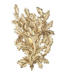 David Hunt Lighting OAK0735 Oak Gold Finish Wall Light