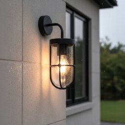 Firstlight 6942BK Bowen Outdoor Wall Light In Black Finish IP65