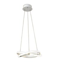 M5993 Infinity LED Small Ceiling Pendant Light In White
