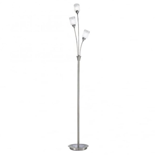 Franklite Campani 3 Light Silver Floor Lamp SP80023