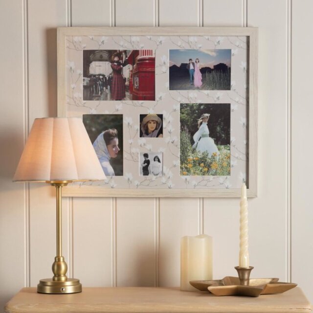 Laura Ashley Magnolia Photo Frame In Matt White Finish LA3756767-Q