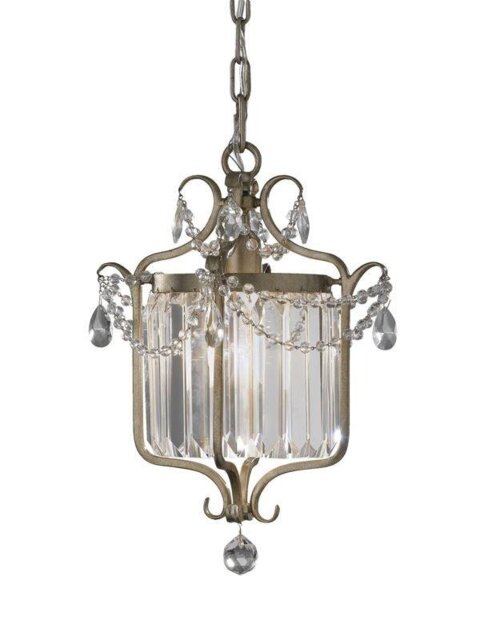 FE/GIANNA1C Gianna 1 Light Gilded Silver Duo Mount Pendant