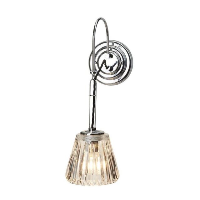 Elstead BATH/DEMELZA PC Demelza 1 Light Bathroom Wall Light In Polished Chrome