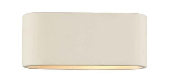 Dar AXT072 Axton Small Matt Ceramic Wall Light