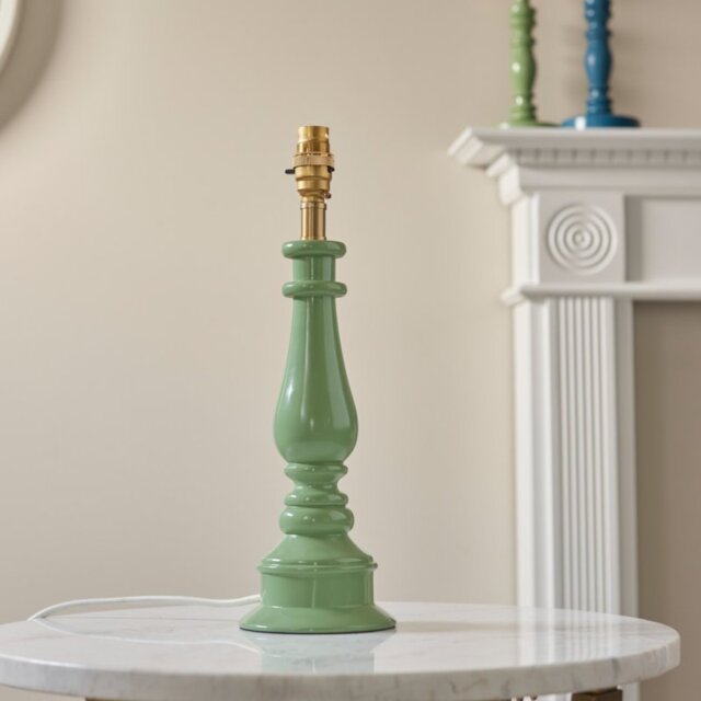 Endon 112164 Myrtle Table Lamp Base In Cotswold Green Finish