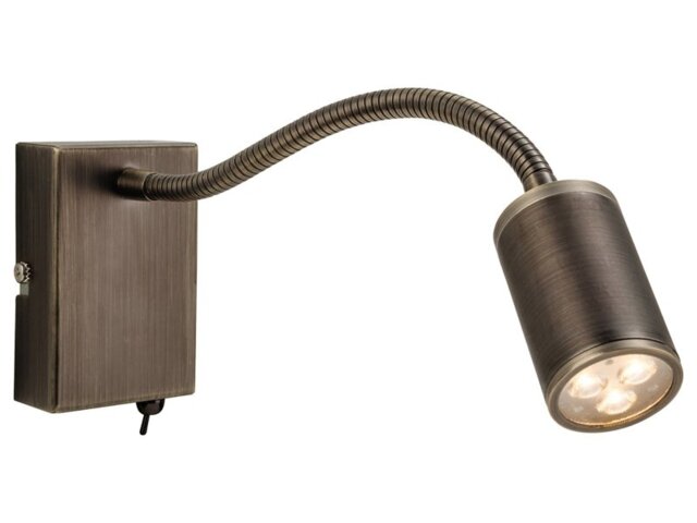 Firstlight Orion LED 3454BZ Bronze Flexible Wall Reading Light