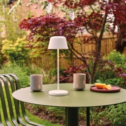 Astro 1484002 Nomad Outdoor Table Lamp In Textured White Finish IP65