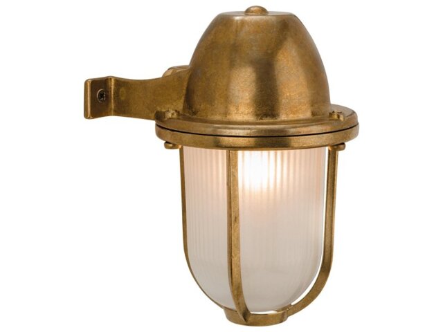 Firstlight 3435BR Nautical Solid Brass Outdoor Wall Light