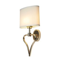 Elstead BATH/FALMOUTH FG Falmouth 2 Light Bathroom Wall Light In French Gold